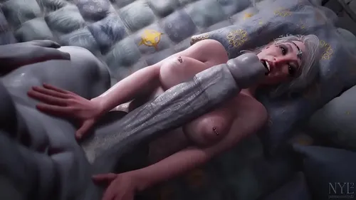 Sélune déesse baisée brutalement - Anal et creampie 3D